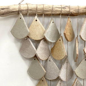 Stoneware Scales Wall Hanging