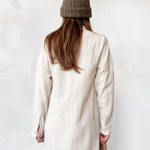 Load image into Gallery viewer, Ecru Cotton Kaftan Dress