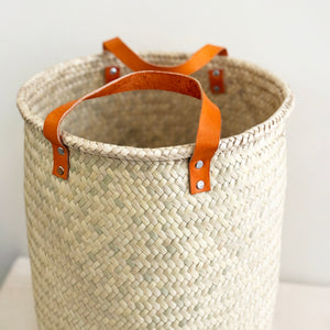 Palm Basket with Handle
