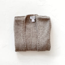 Load image into Gallery viewer, Grey Wool Open Cardigan