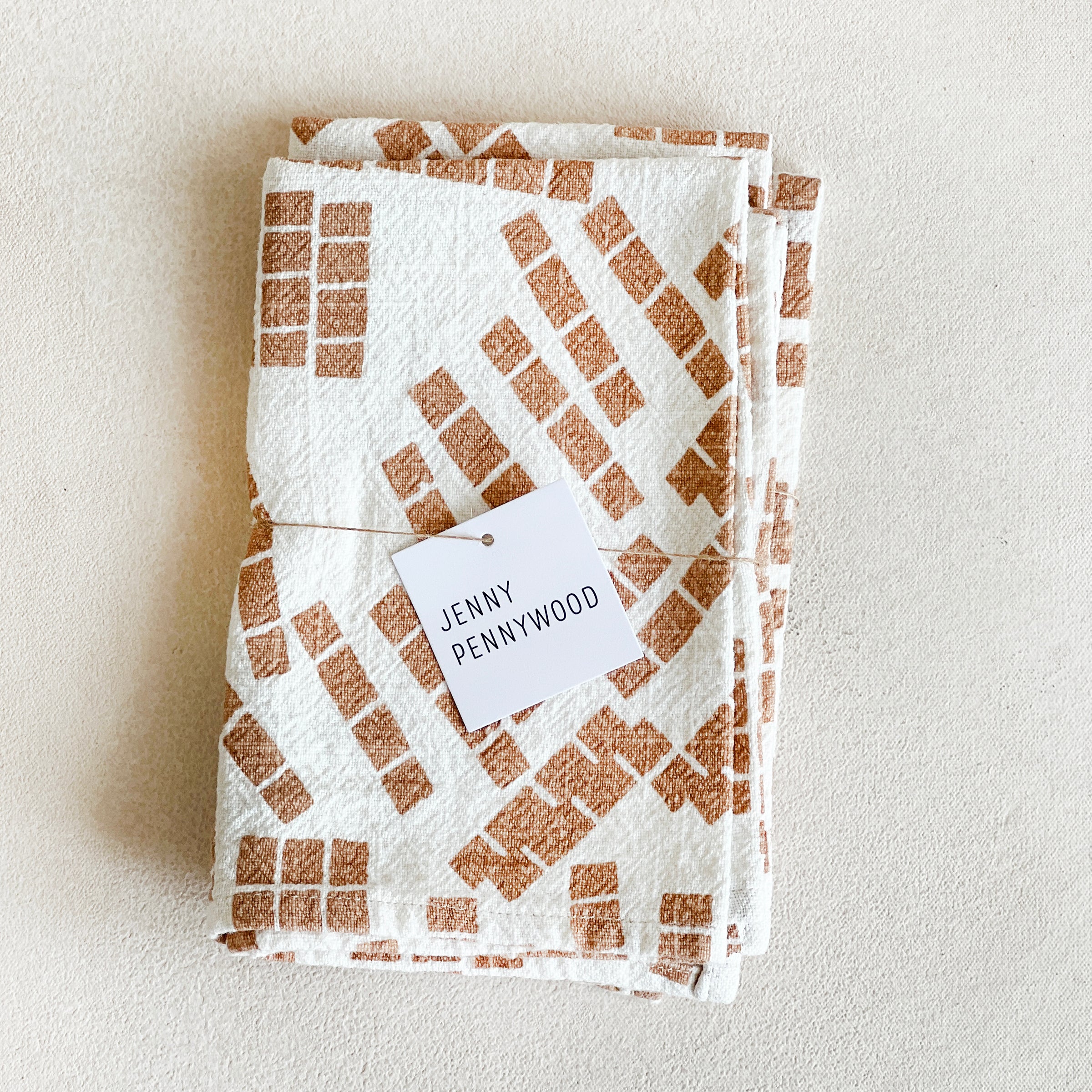 Tea Towel in Shell