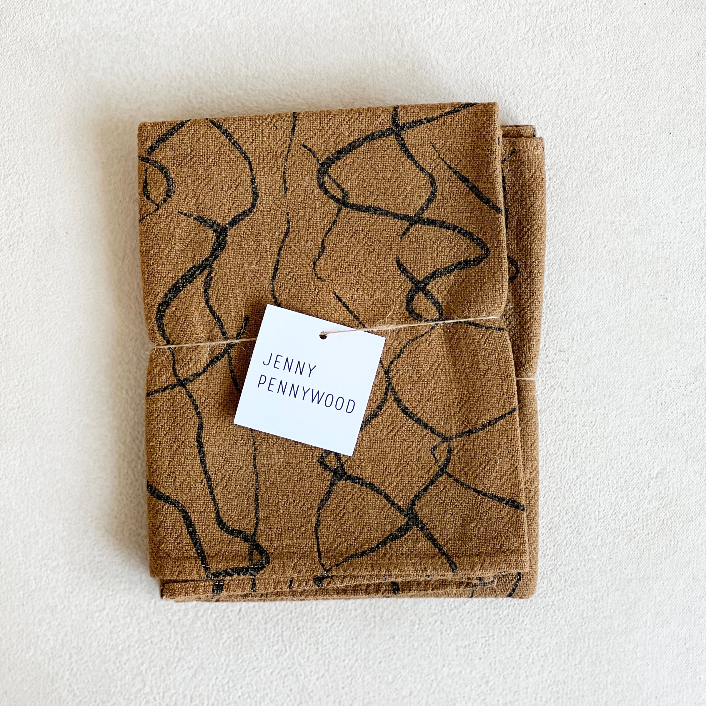 Tea Towel in Honey Gold