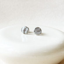 Load image into Gallery viewer, Nautilus Shell Impression Studs