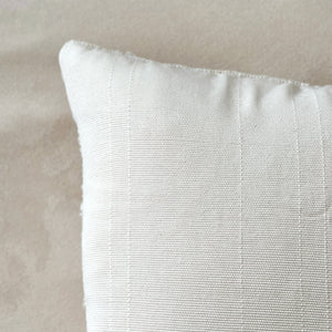 Ivory Heavy-Knit Wool Pillow