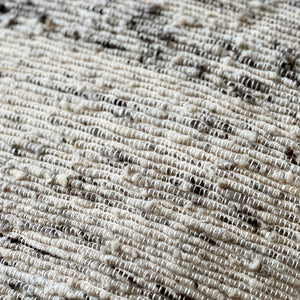 Grey Heavy-Knit Wool Pillow