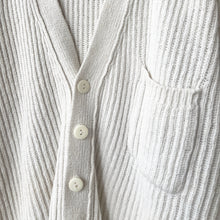 Load image into Gallery viewer, White Cotton Cardigan