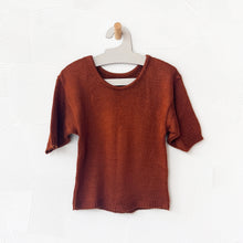 Load image into Gallery viewer, 80&#39;s Rust Knit Sweater
