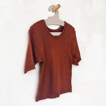 Load image into Gallery viewer, 80&#39;s Rust Knit Sweater