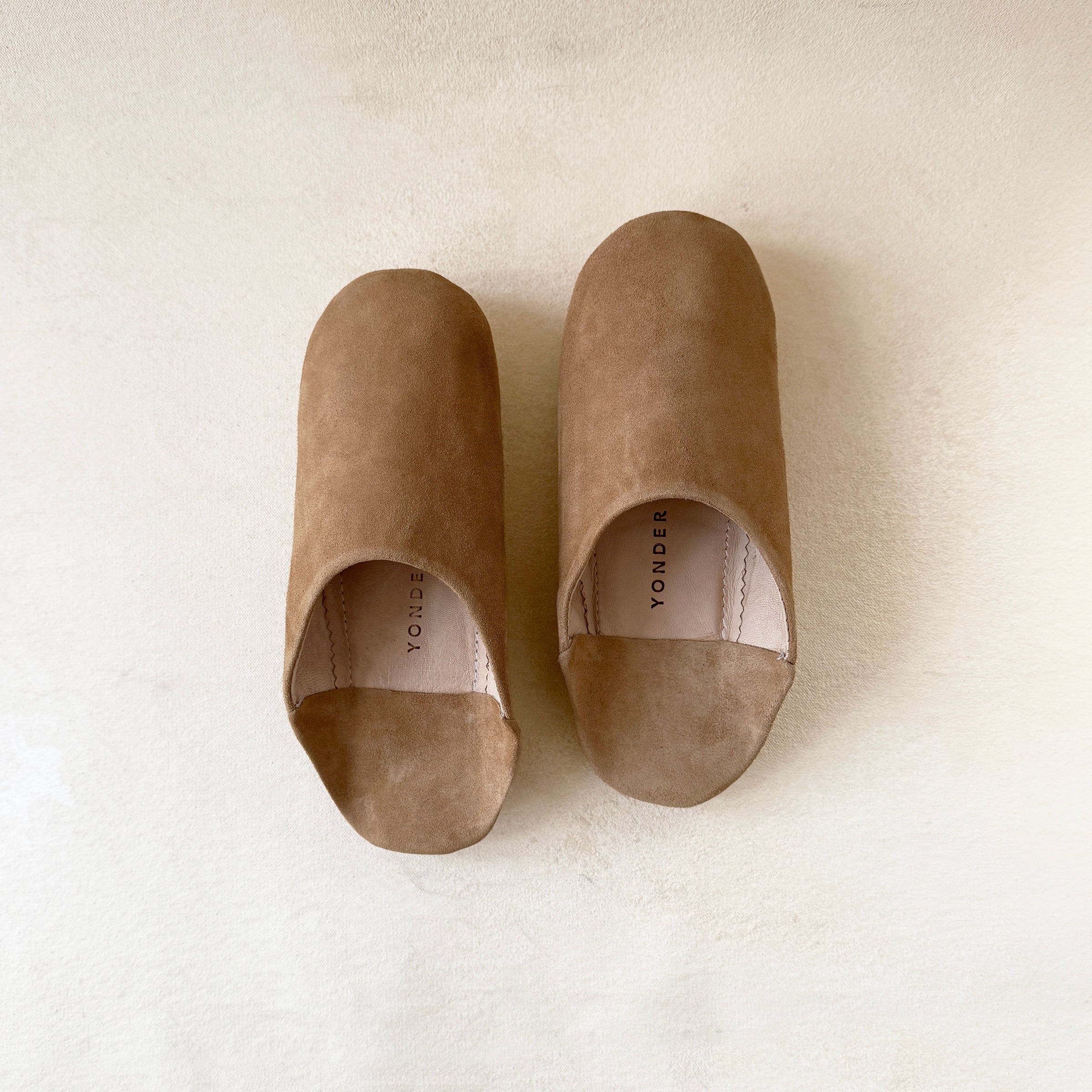 Babouche Slippers in Suede