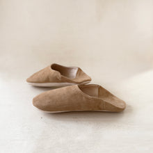 Load image into Gallery viewer, Babouche Slippers in Suede