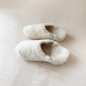Babouche Slippers in Sheepskin