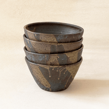 Load image into Gallery viewer, Ramen Bowl in Peacock and Chocolate