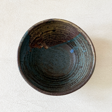 Load image into Gallery viewer, Speckled Bowl in Peacock and Chocolate