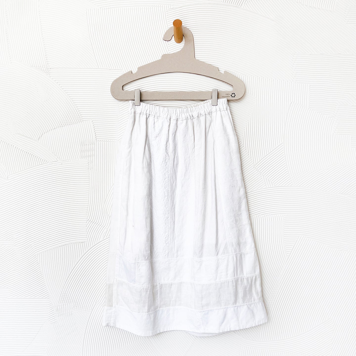 Embroidered Midi Skirt