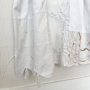 Embroidered Tank Dress with Tassels