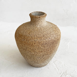 Unglazed Bud Vase in Pumice