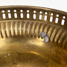 Load image into Gallery viewer, Brass Pedestal Basket