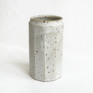Wilderhouse Faceted Vase in Granite