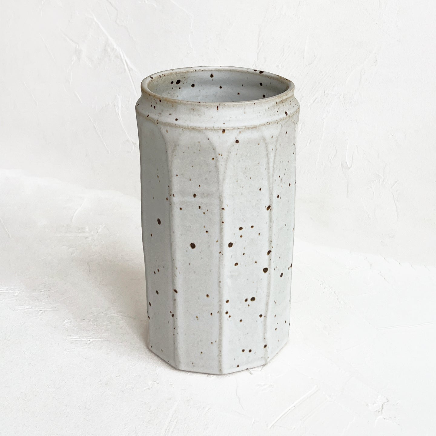 Wilderhouse Faceted Vase in Granite
