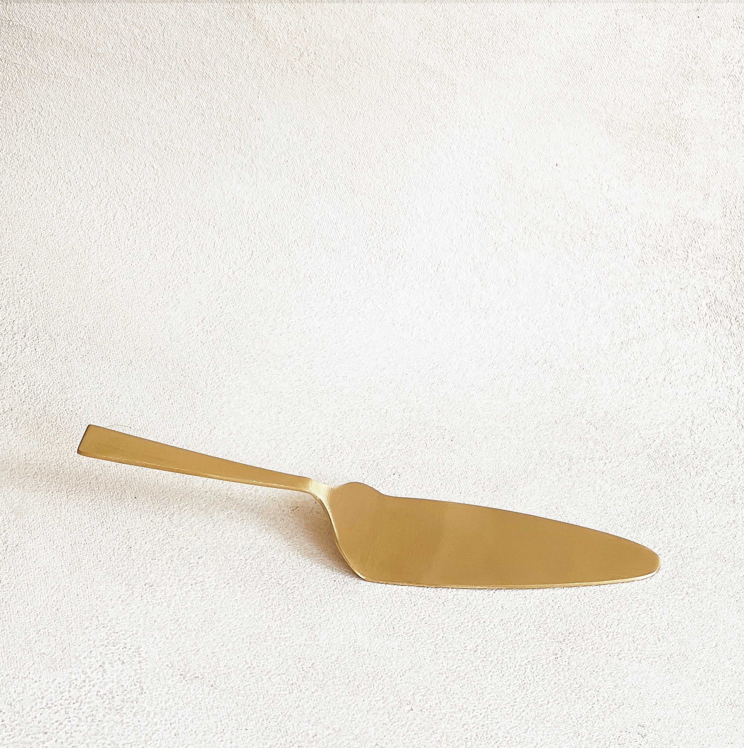 Brass Cake Server