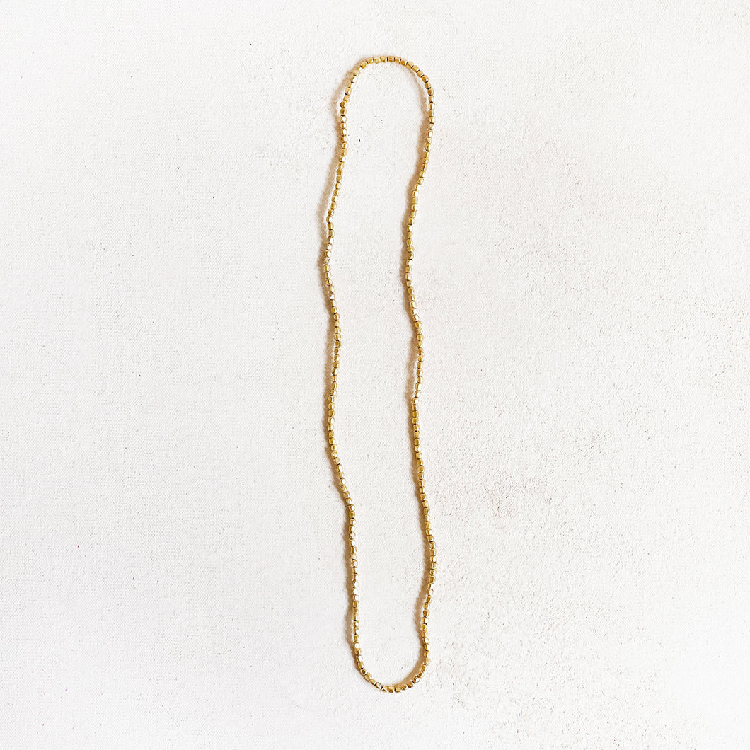 Brass Bead Necklace