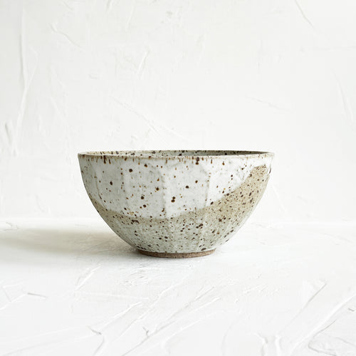 Faceted Bowl in Granite