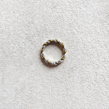 Load image into Gallery viewer, Rope Ring in Brass &amp; Sterling