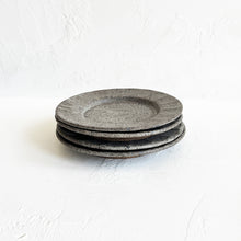 Load image into Gallery viewer, Faceted Dessert Plate in Driftwood