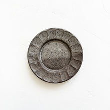 Load image into Gallery viewer, Faceted Dessert Plate in Driftwood