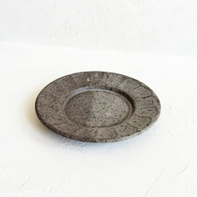 Load image into Gallery viewer, Faceted Dessert Plate in Driftwood