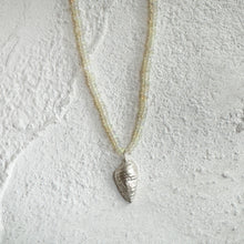 Load image into Gallery viewer, Small Shell Necklace in Silver/Opal