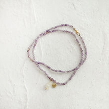 Load image into Gallery viewer, Limpet Impression Charm in Gold/Amethyst/Opal