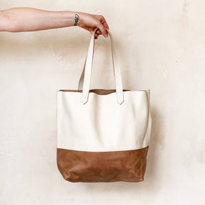 Lori Tote in Two Tone