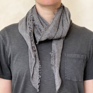 Cashmere Scarf in Grey