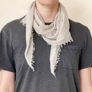 Cashmere Scarf in Oatmeal