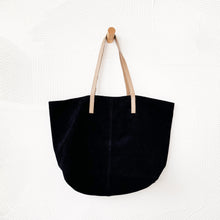 Load image into Gallery viewer, Andie Suede Tote in Black