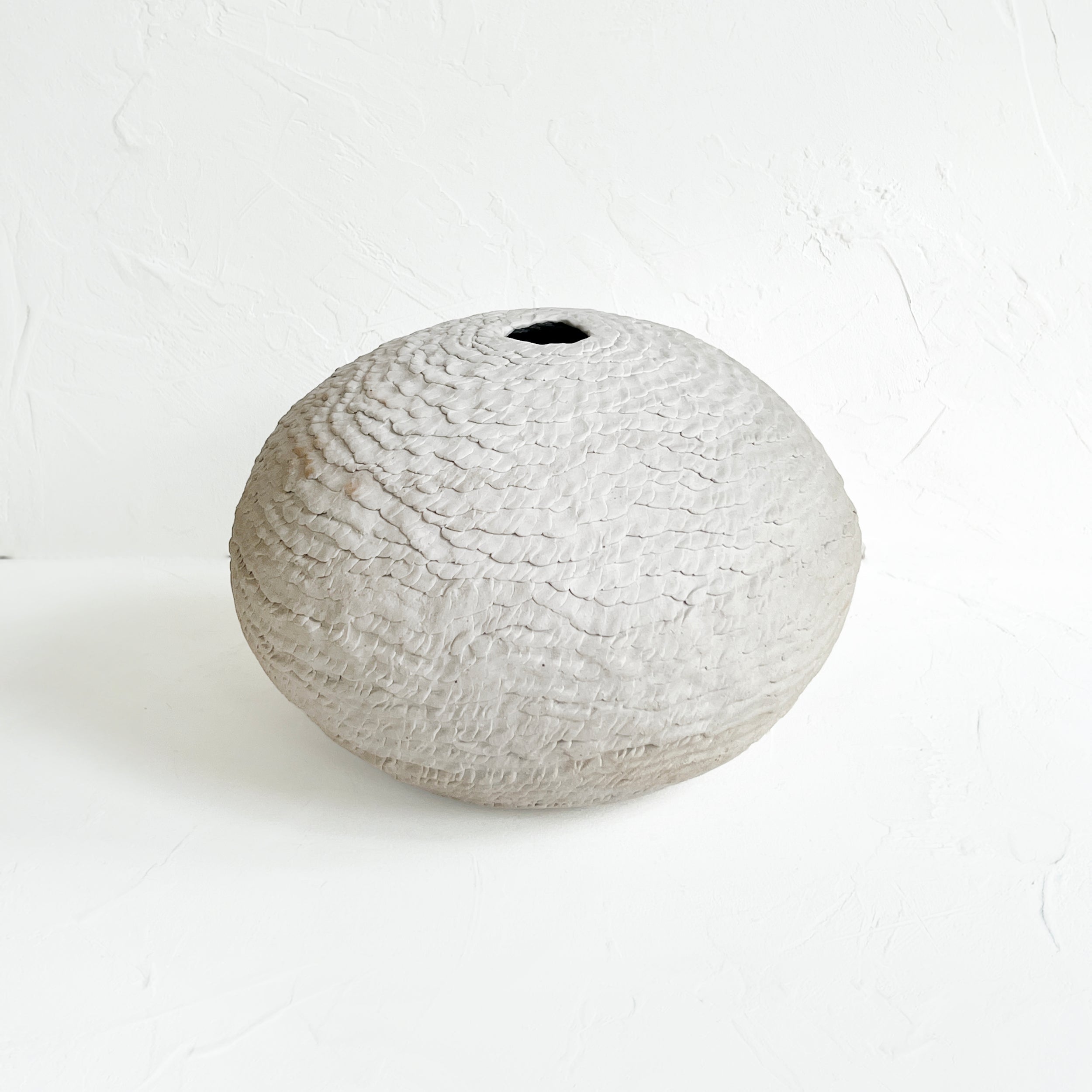 Coiled Vase in Cream