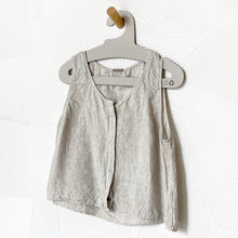 Load image into Gallery viewer, Button Up Tank in Stone White