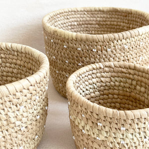 Beaded Nesting Basket