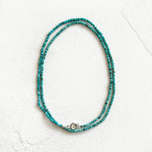 Load image into Gallery viewer, Turquoise Double Wrap Bracelet