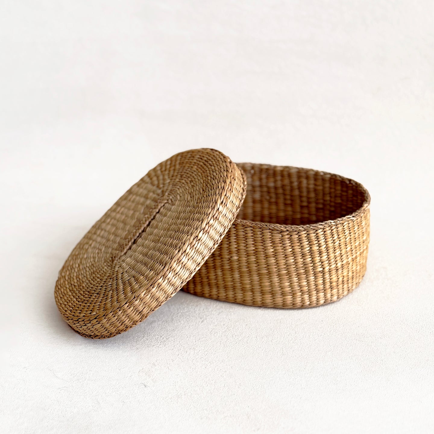 Vintage Basket with Lid