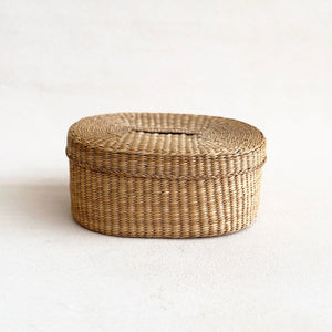 Vintage Basket with Lid