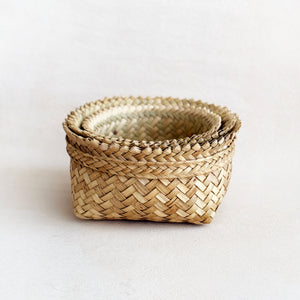 Vintage Seagrass Basket