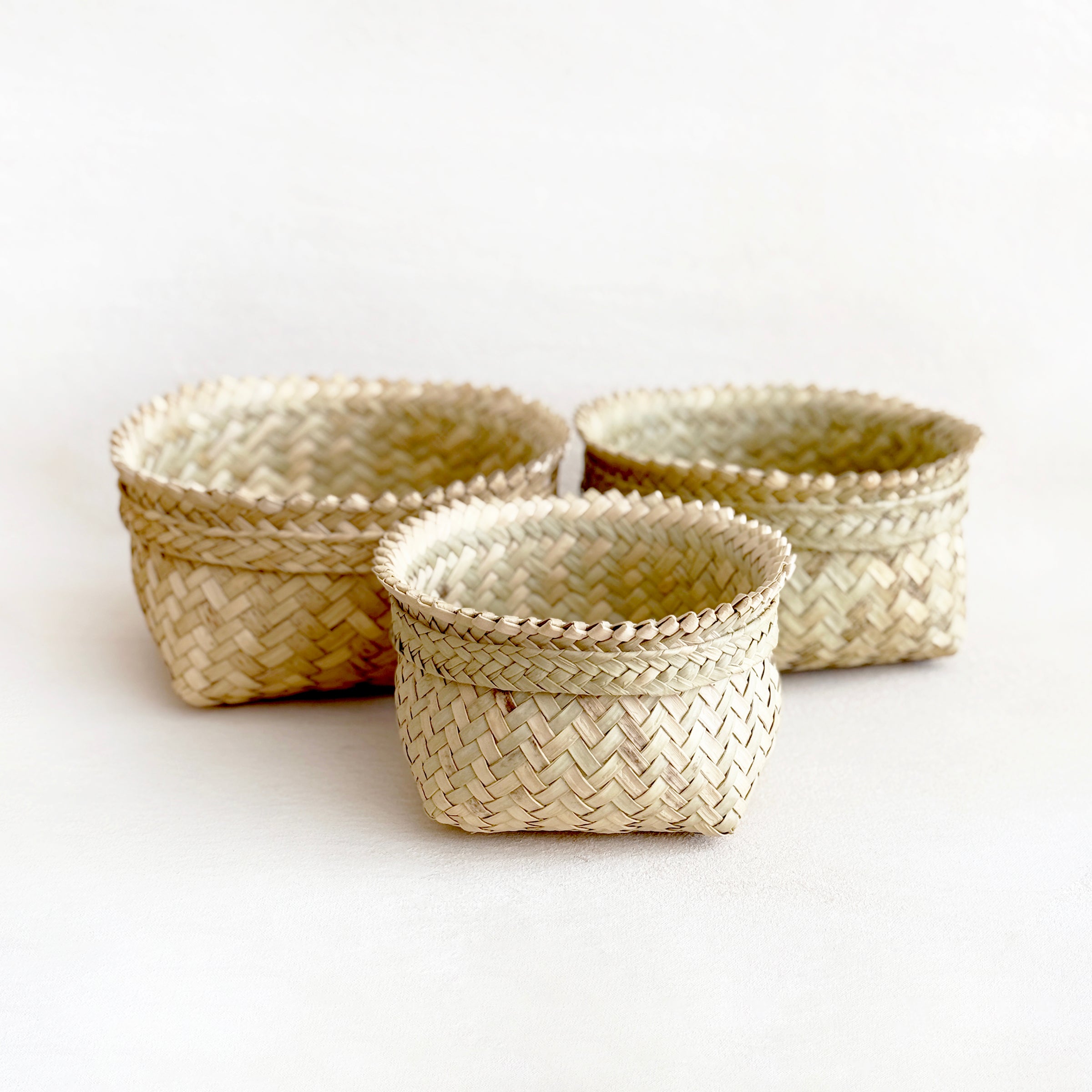 Vintage Seagrass Basket