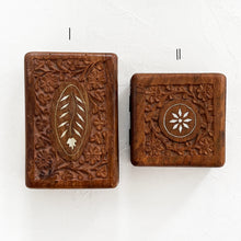 Load image into Gallery viewer, Vintage Carved Jewelry Box