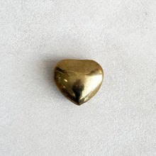 Load image into Gallery viewer, Vintage Brass Lidded Heart Box