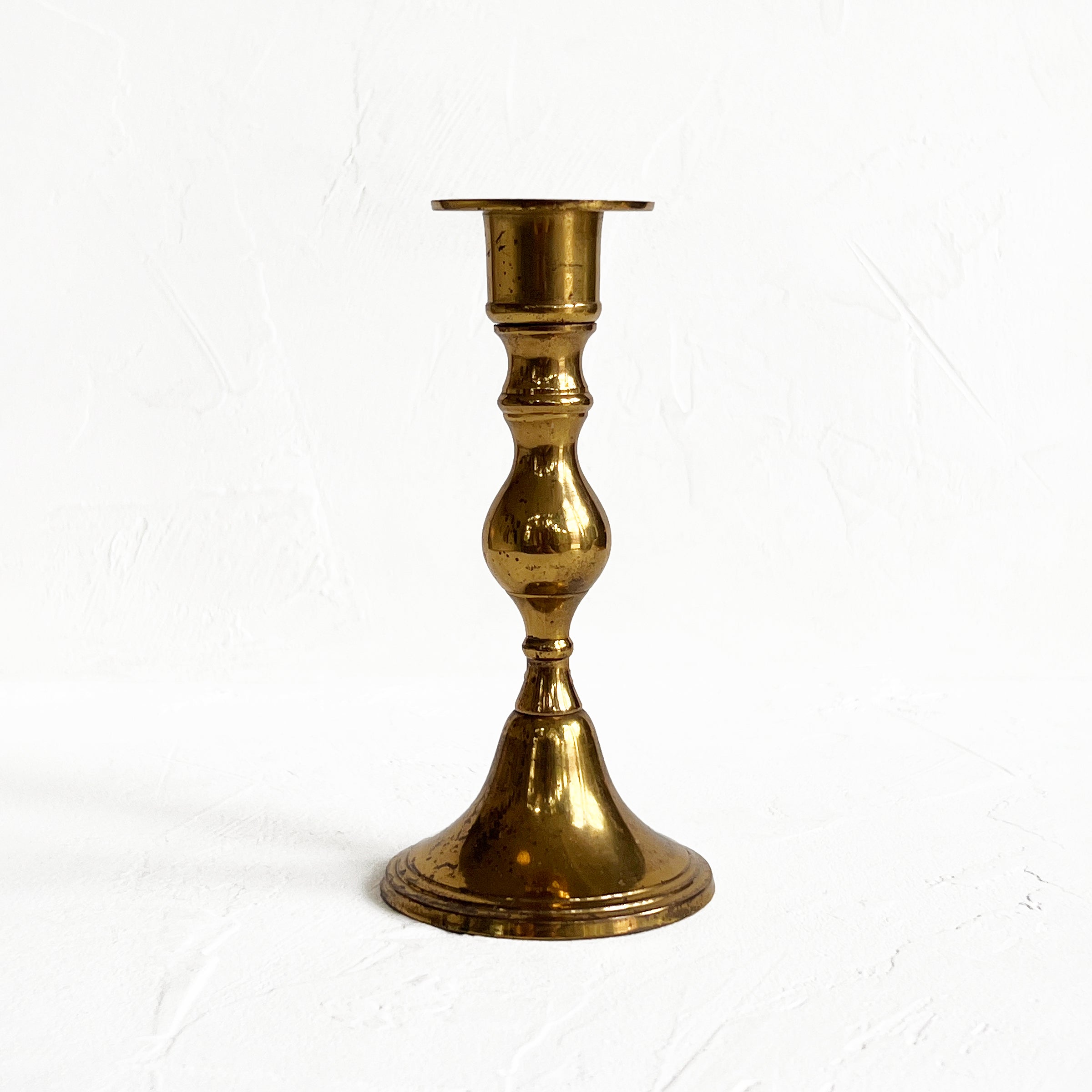 Vintage Brass Candle Stick Holder