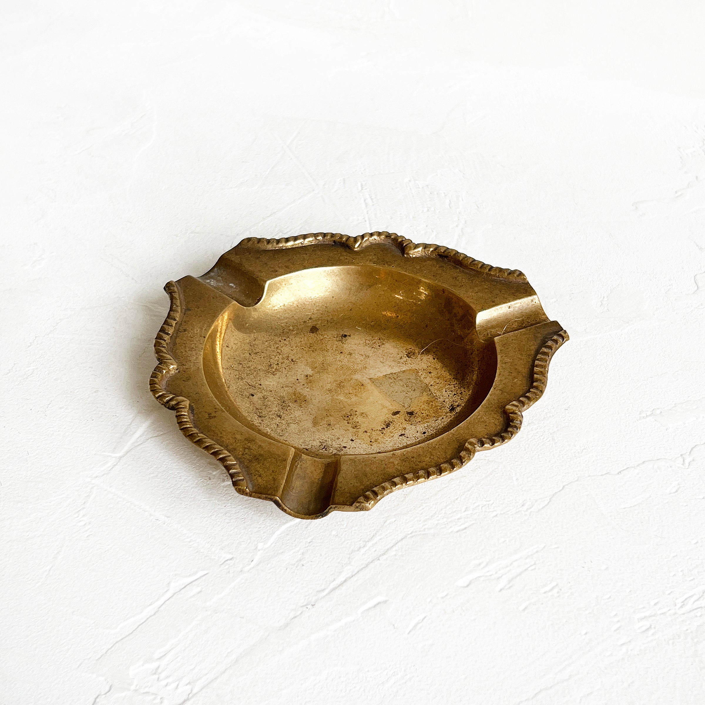 Vintage Brass Ashtray