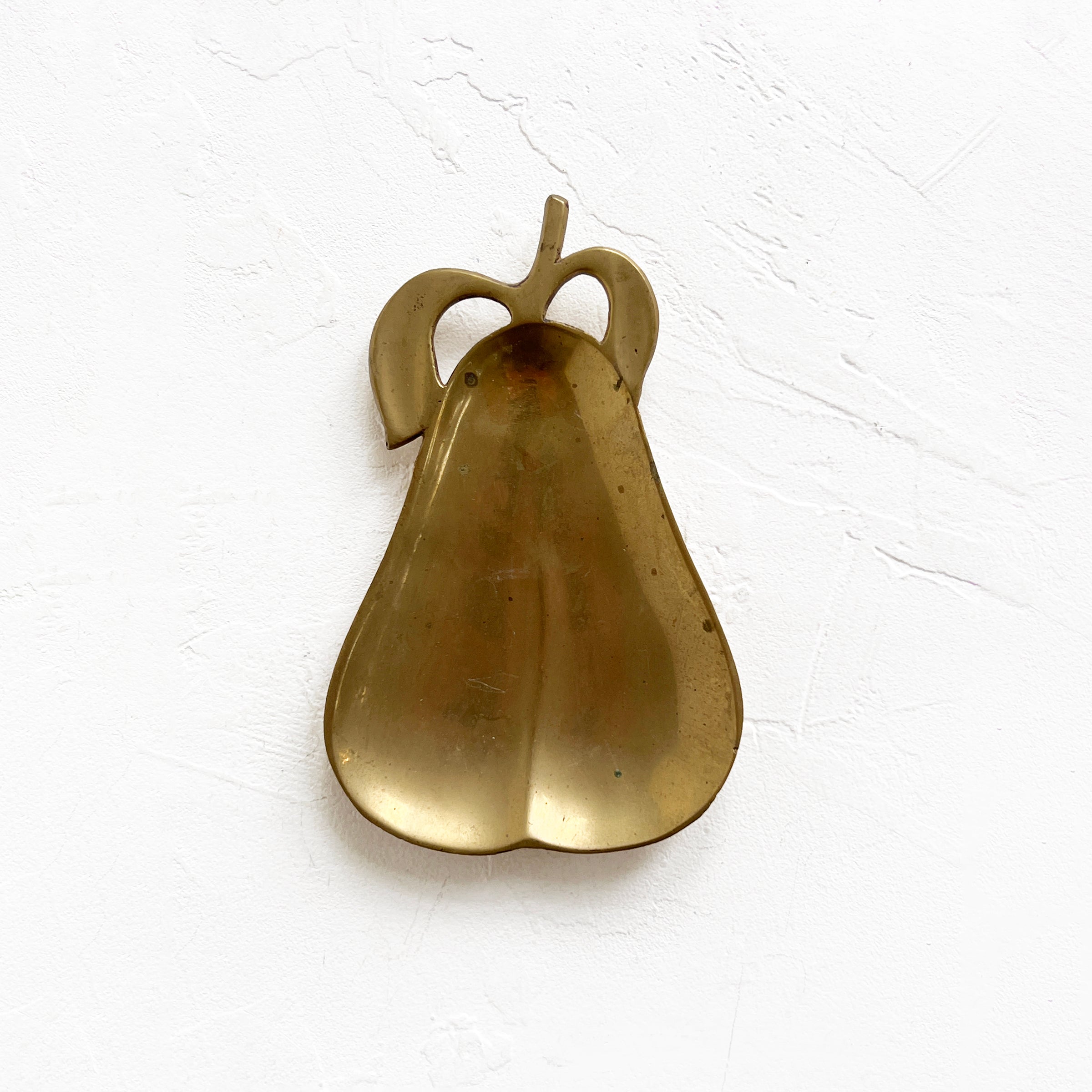 Vintage Brass Pear Tray