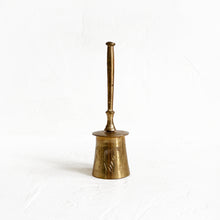 Load image into Gallery viewer, Vintage Brass Etched Bell